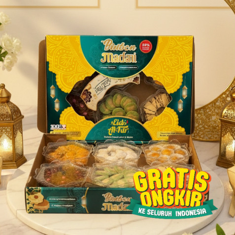 PAKET BINBON MADANI -  KUE KERING LEBARAN IMLEK PREMIUM SERIES Dengan Berbagai Pilihan Rasa dan Kual