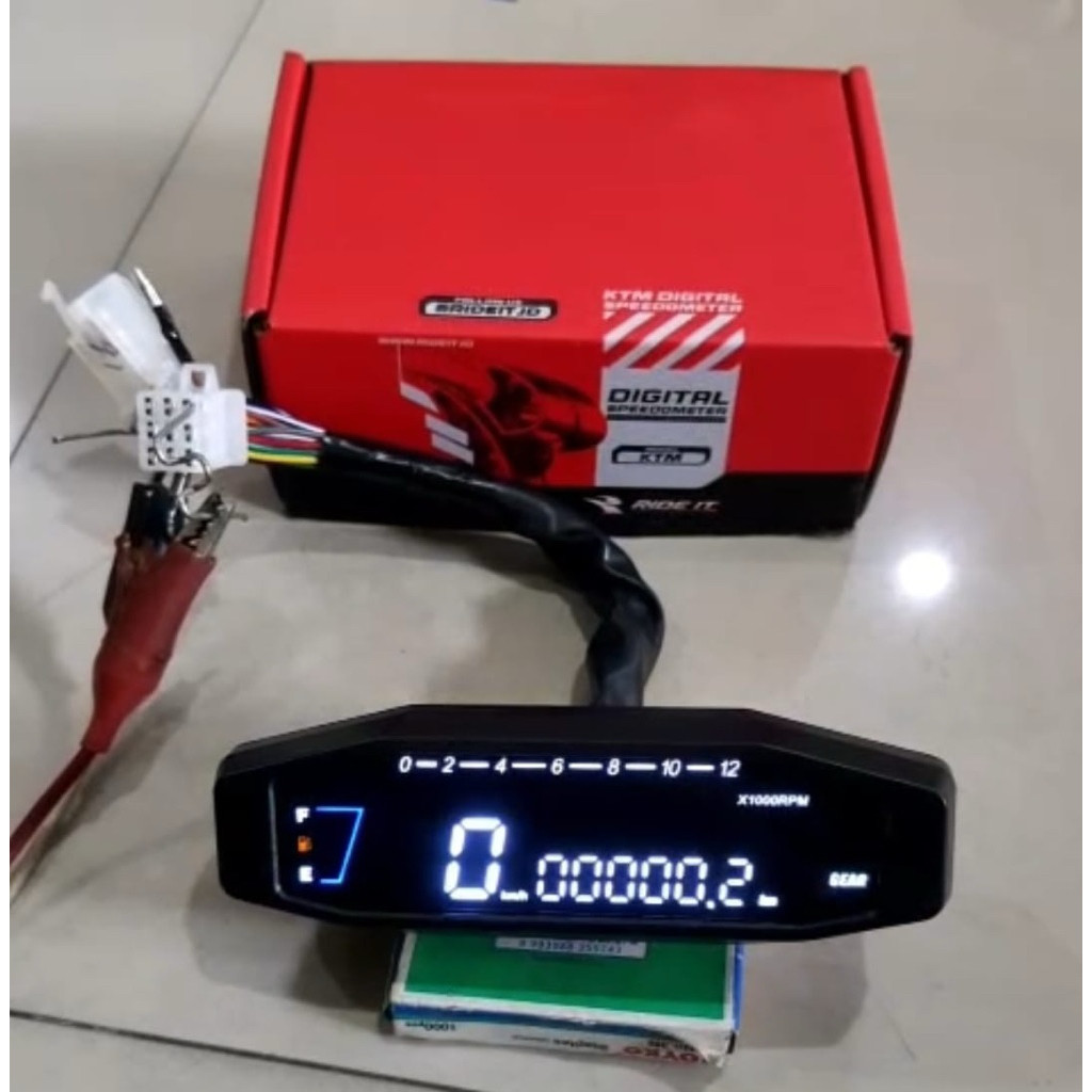speedometer spedometer digital Ride it KTM untuk universal motor vario mio beat scoopy genio w175 ve
