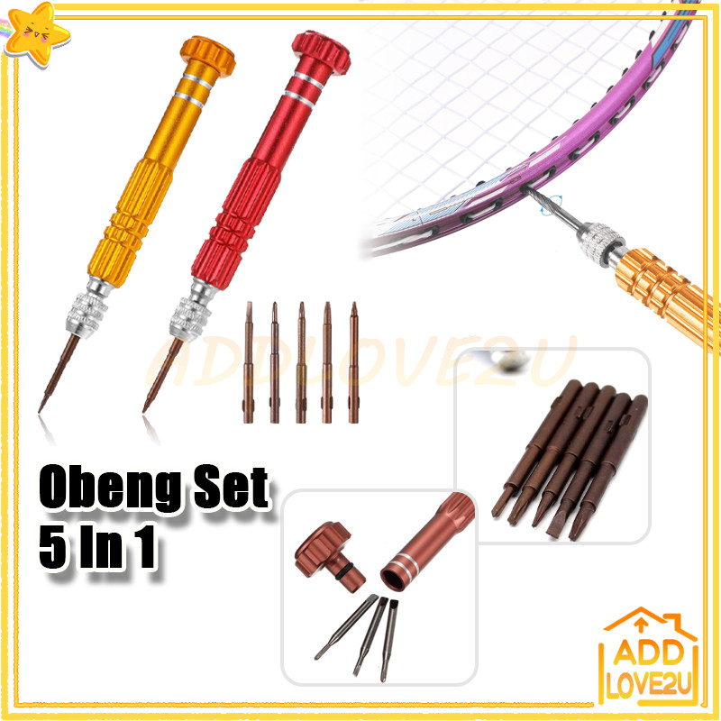 Obeng Set 5 In 1/Obeng Reparasi/Servis Reparasi Jam Tangan Ponsel