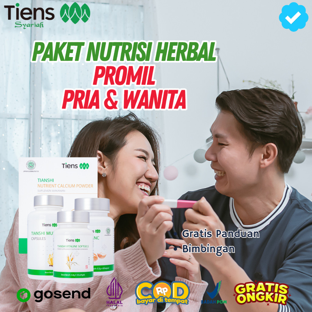 Paket Produk Tiens Untuk Program Hamil (Promil), Penyubur Kandungan Kesuburan Pria Wanita