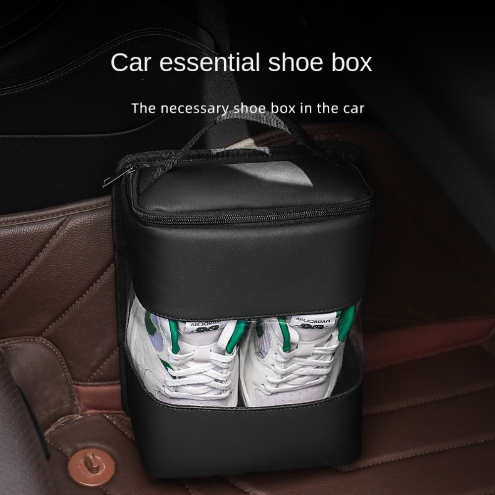 Easy To tall Portable Car Shoe Box Waterproof Large Capacity Shoe Storage Bag Space Saving Shoe Rack