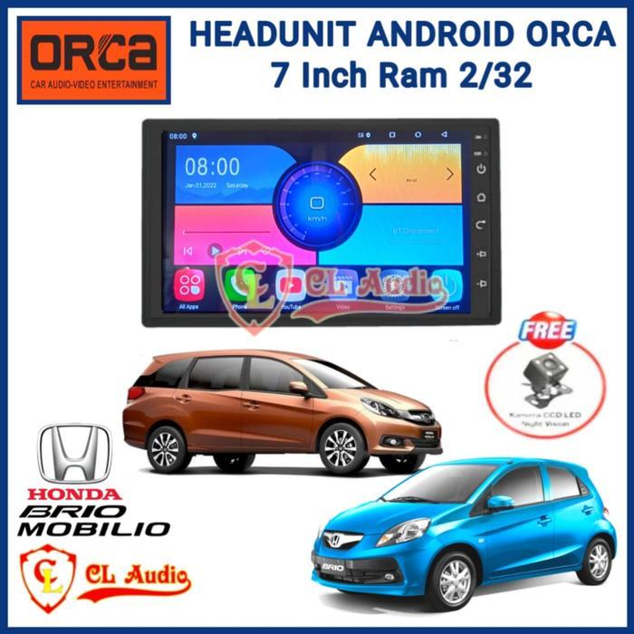 Head Unit Android Orca 7 Inch OEM Brio/Mobilio Soket Pnp