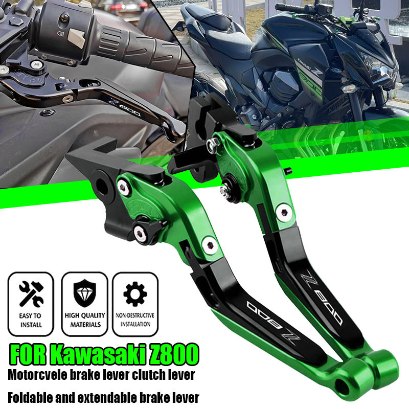 For KAWASAKI Z800 NINJA 800 Z 800 Motorcycle Alumninum Adjustable Brake Clutch Lever Z 800 EveRsion 