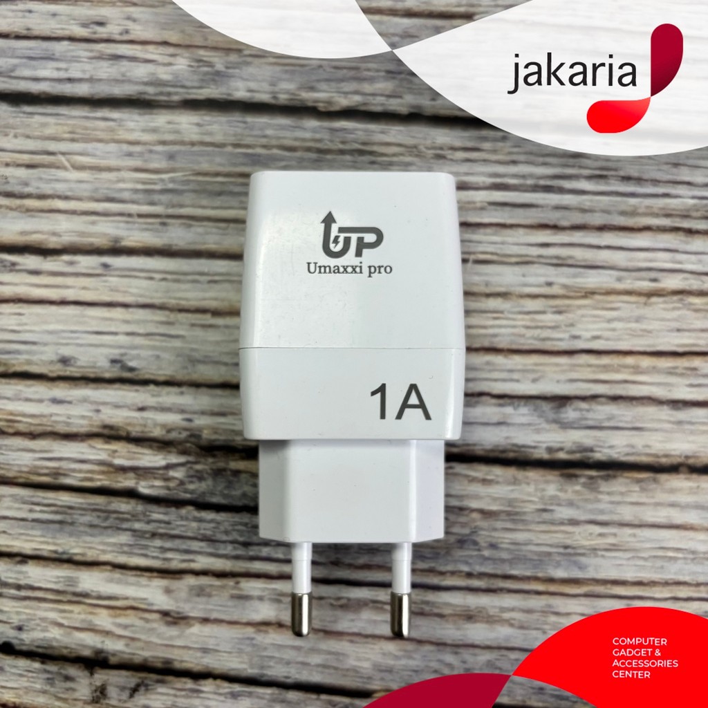 UMAXXI PRO Batok Kepala Charger 1A M5 Toples USB charger for TWS