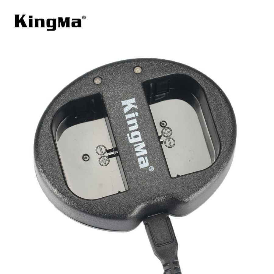 Charger KINGMA LP-E6 / LC-E6 for Canon EOS 80D 7D 5DII - Garansi Resmi