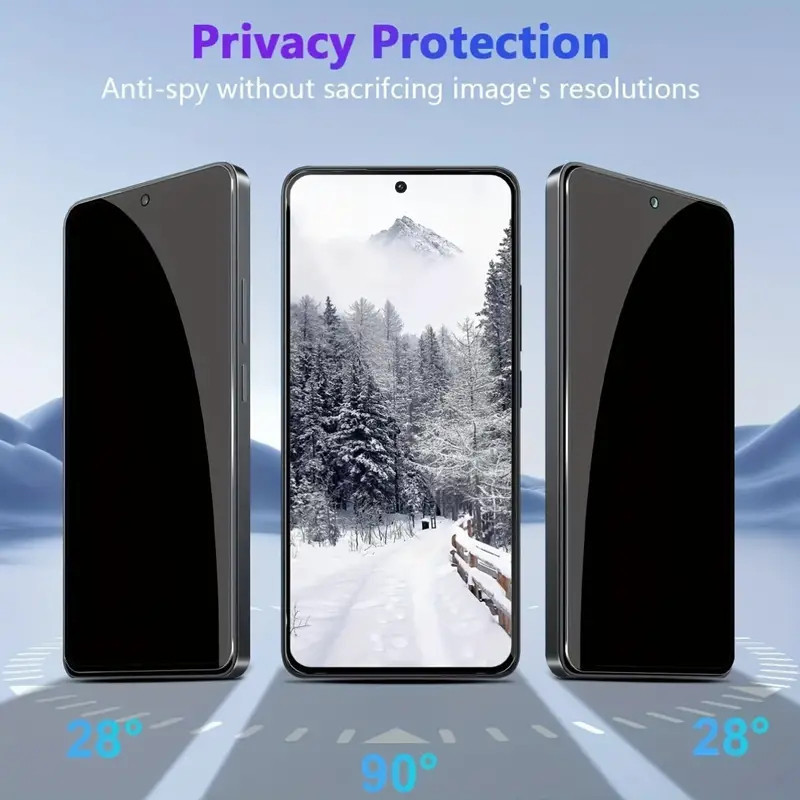 Redkey  Anti Gores Samsung A56 5G  - Premium Nonfulcover Privacy Tempered Glass Anti Spy  Screen Pro