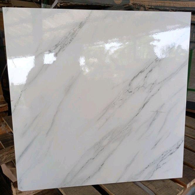 Granit Lantai Dan Dinding 60x60 Lavani White Glazed Polish | Kilap | Glossy Product Arna