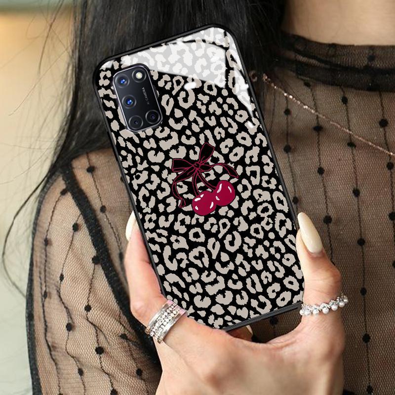 Casing OPPO A72 A74 4G A76 A77 A77s A78 5G A83 A91 A92 A93 A94 A95 A96 A98 Case Glass Kaca Slikon Ba