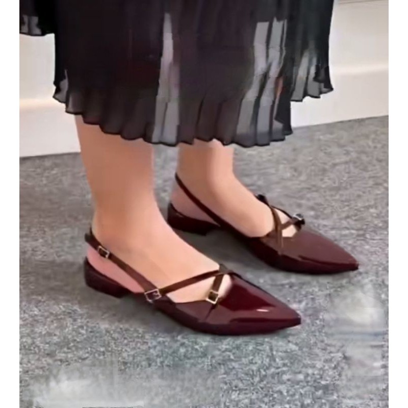 JS 20 sendal heels wanita 3 cm