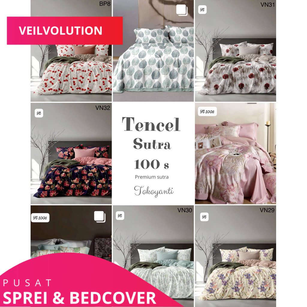 Seprei SUTRA TENCEL 100s | TENCEL ORGANIK 100s | 160-180-200