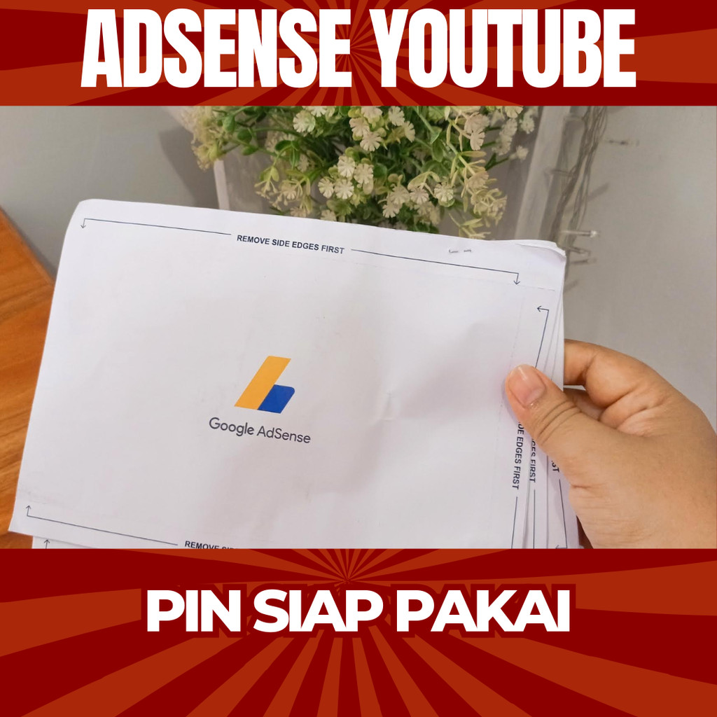 ADSENSE PIN YOUTUBE SIAP PAKAI BIAR CEPAT GAJIAN