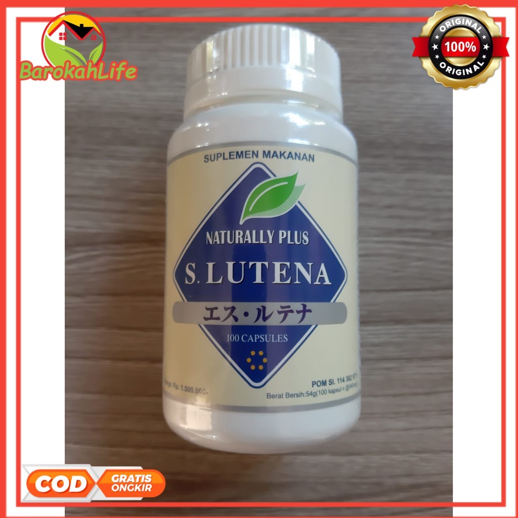 Slutena Suplemen Kesehatan Mata Suplemen Perawatan Mata S Lutena 100 SOFT GELL HITAM S Lutena Suplem