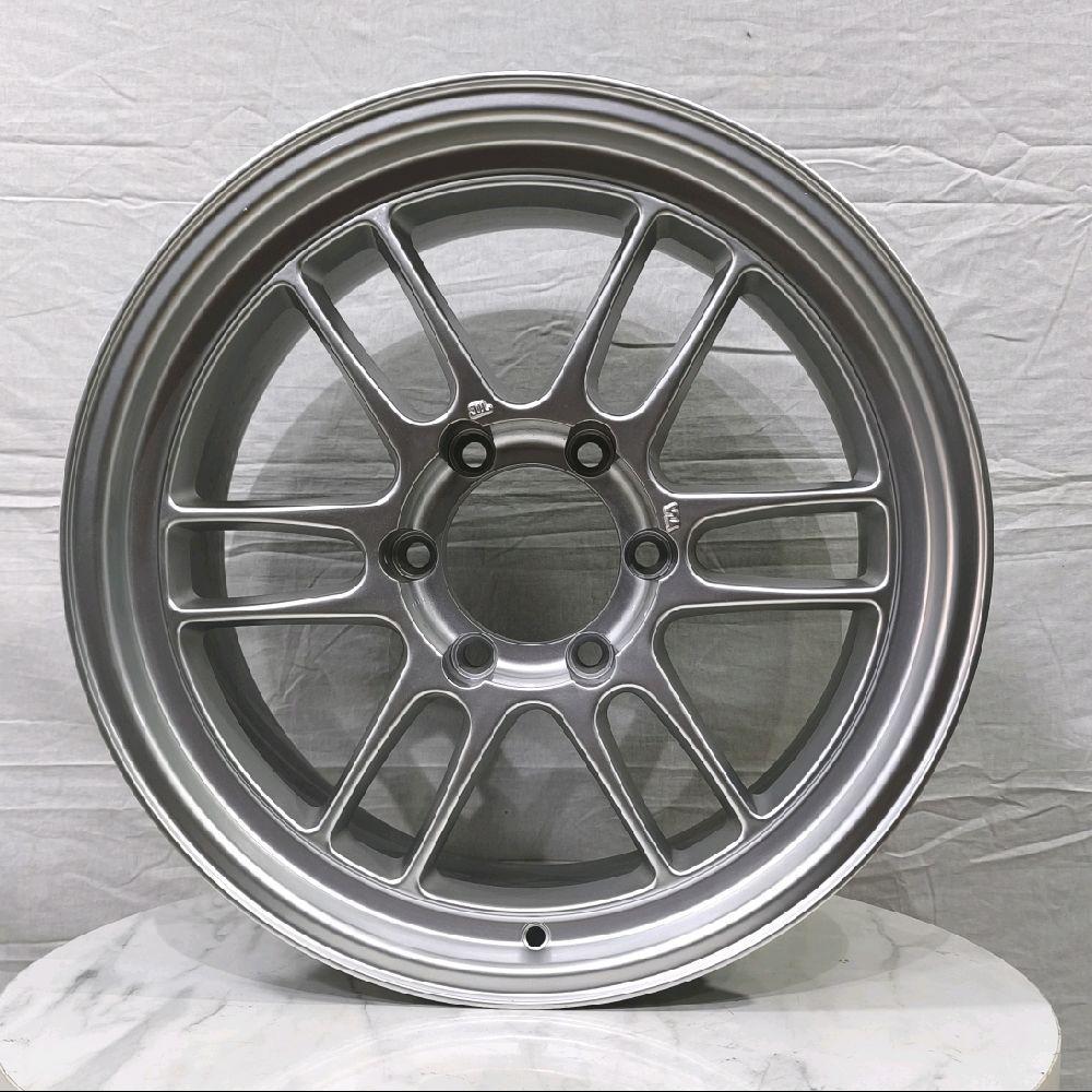 4pcs Velg Mobil Enkei RPF1 18x9.5 6H 139.7 et+15 Ring 18 R18 lebar 9,5 inci lobang 6 Mobil Pajero Fo