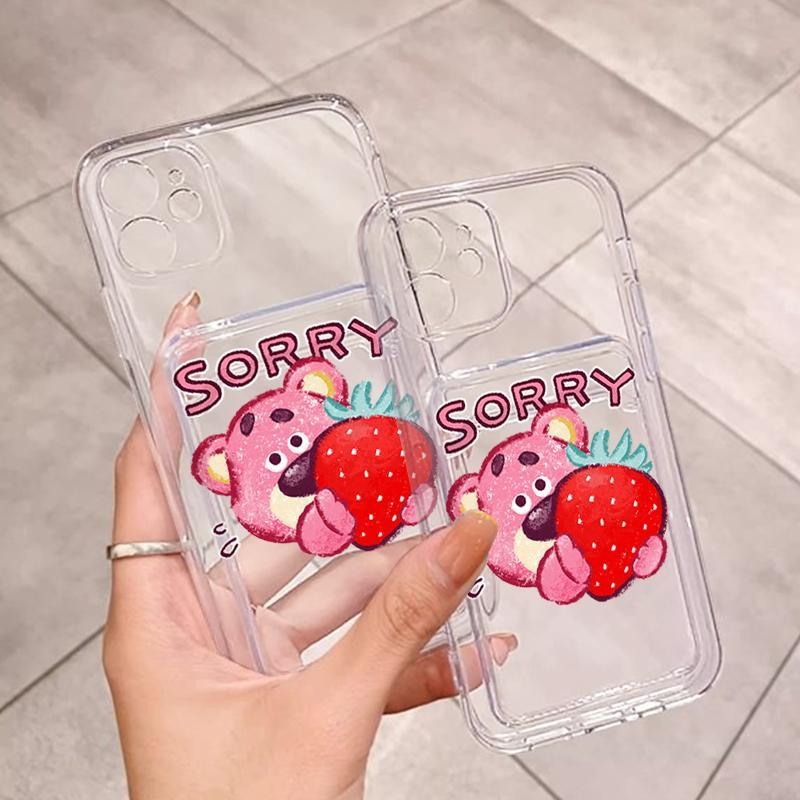 Softcase For Iphone Case 11 13 6 6S 6Plus Plus 7 Plus\8 8 SE 2020 2022 XR Bening Anticrack Imut Lots