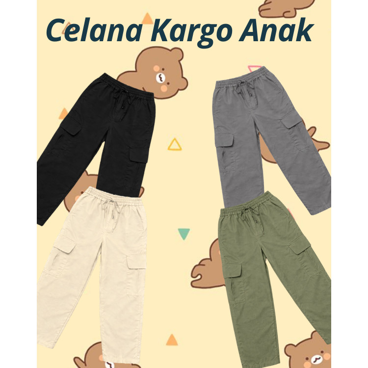 Celana Cargo Pants Anak/ Celana Cargo / Celana Kargo Wanita