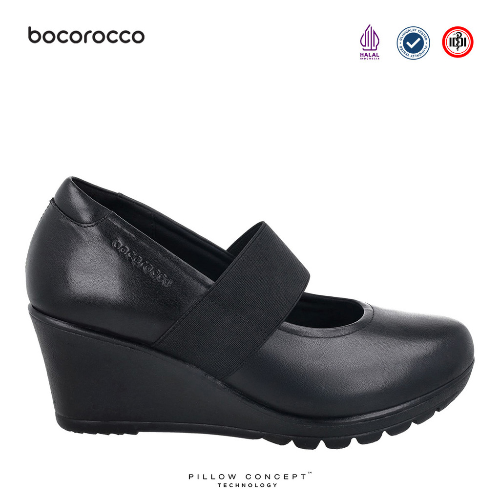 Bocorocco D. Bologna 99a Nero - Sepatu Wedges