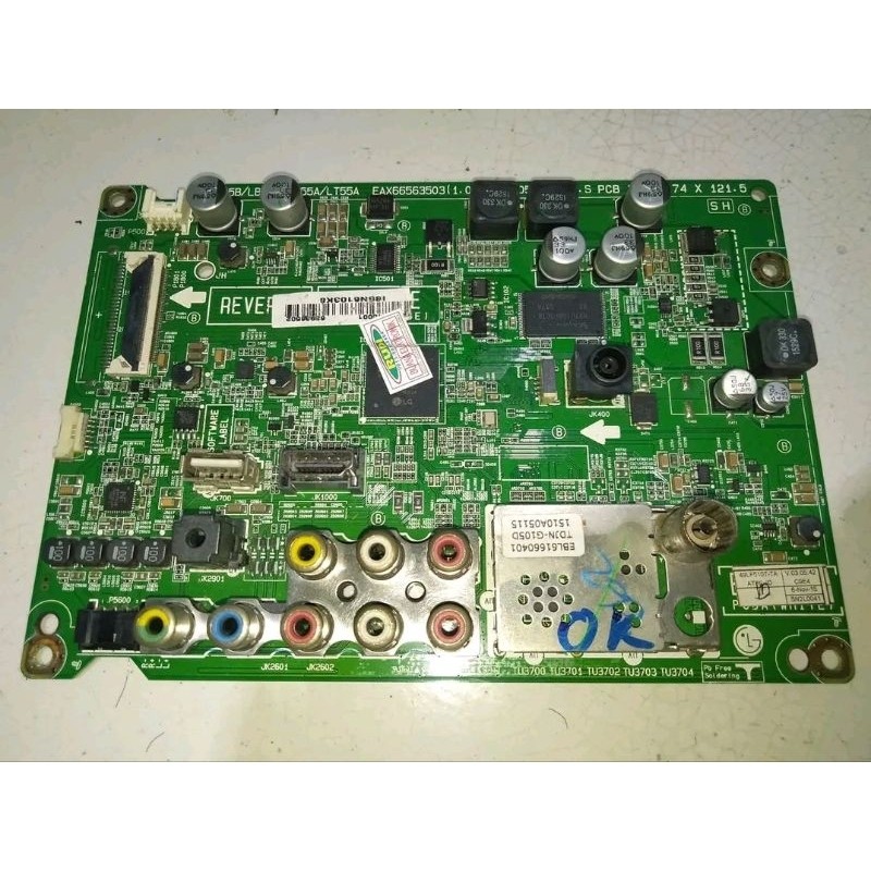 Mb - Mainboard - Motherboard - Mobo - Micom - Modul - Mesin Tv LED LG 49LF510T-TA - 49LF510T - 49LF5