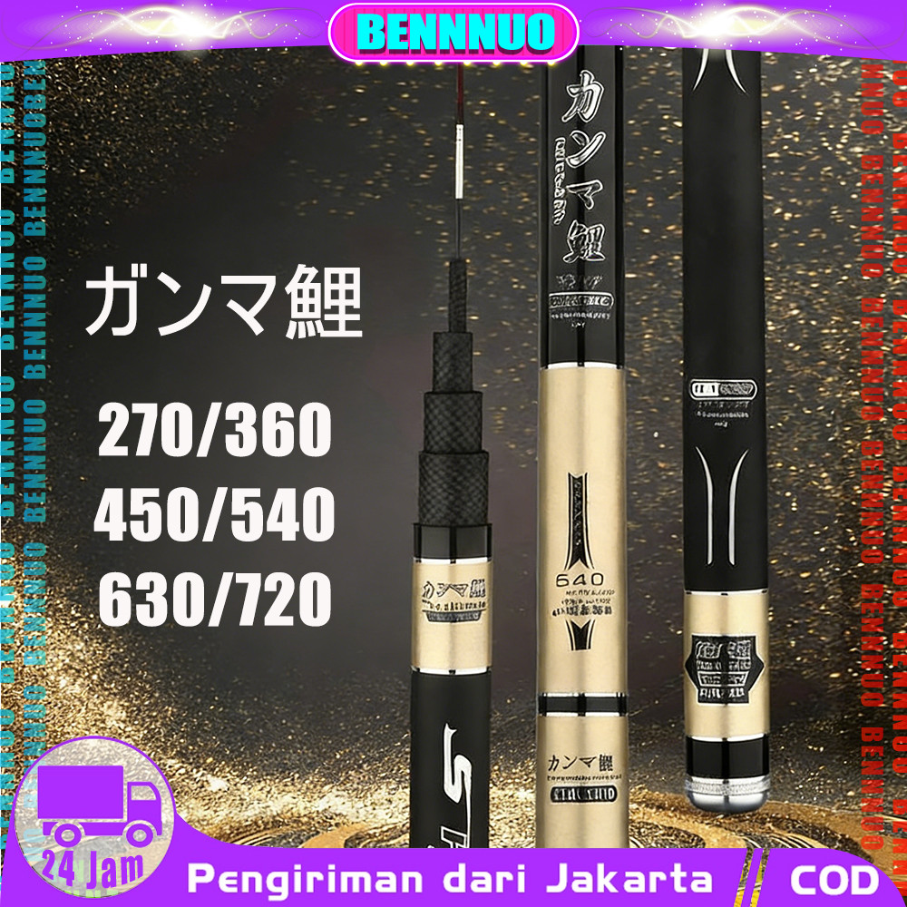 270-720 Joran Pancing Tegek Teleskopik Set Pancing Joran Pancing Tegek Joran High Kualitas Super Rin