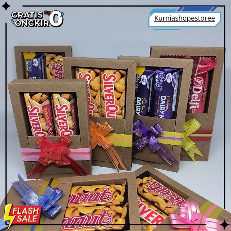 Terbaru Hampers Coklat mini Silverqueen | Kado ulangTahun Coklat | Kado Valentine Coklat Silverqueen