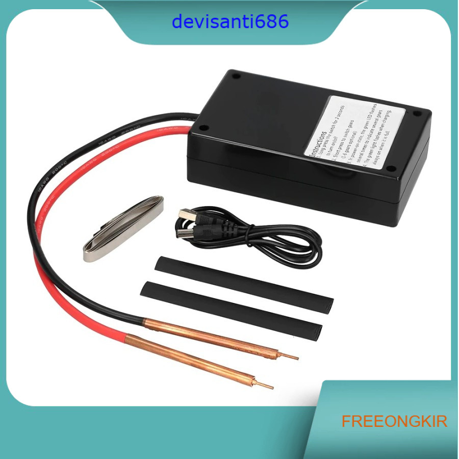 Alat Mini spot welding Welder Plat nickel Portable untuk rakit baterai Batre 18650