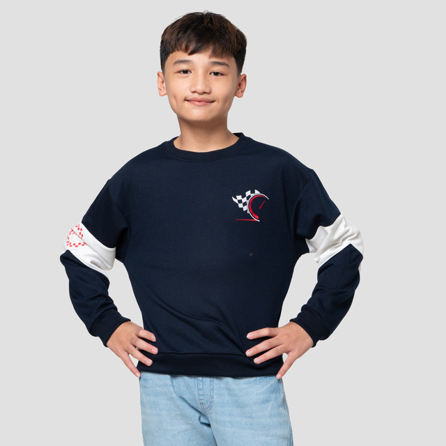Nevada Print Racing Sweater Anak Laki-laki 123542220