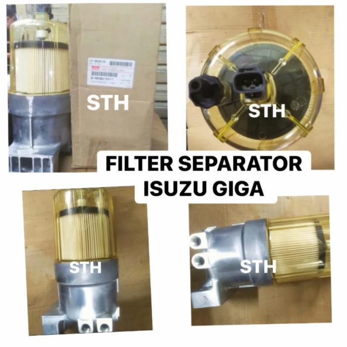 Filter sparator bawah Isuzu giga 285PS - Fuel separator giga ORIGINAL BERMUTU