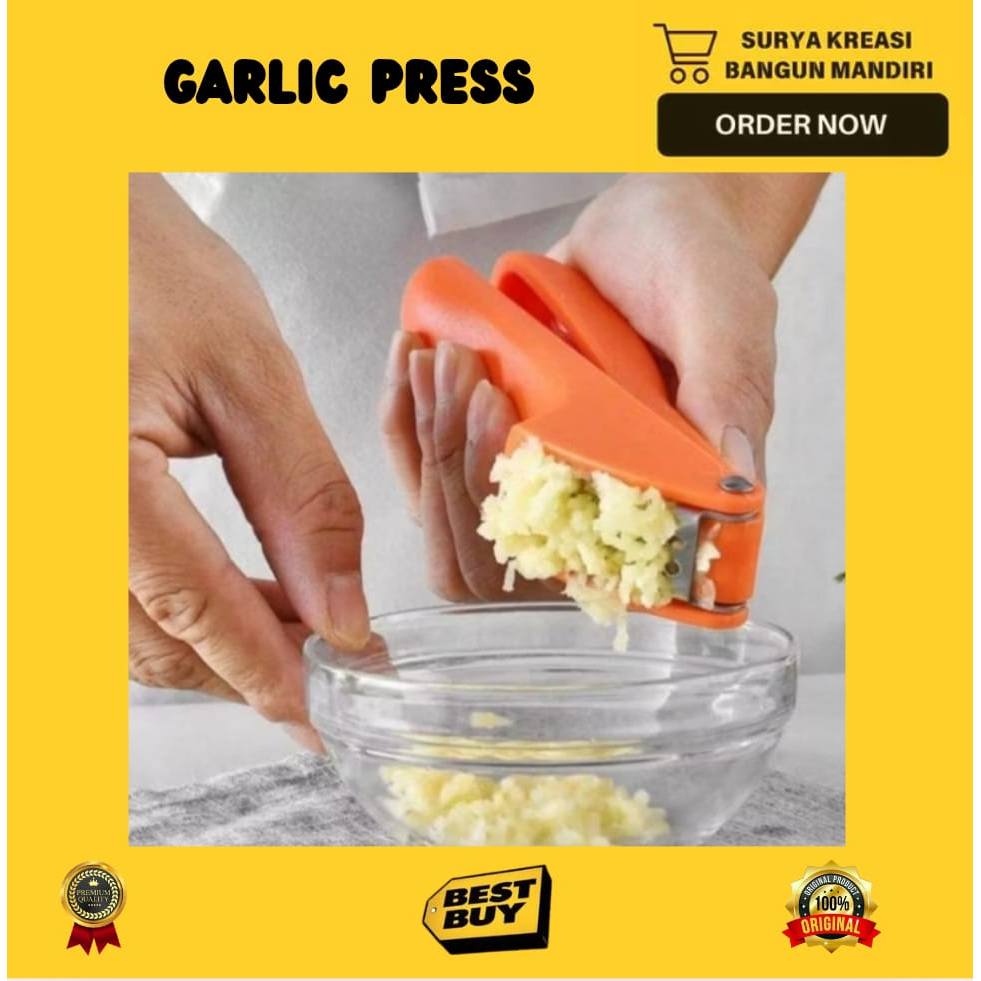 GARLIC PRESS - ALAT PENGHANCUR BAWANG PUTIH - PENCACAH BAWANG PUTIH - CRUSHER - PRESS - PENGGERUS BA