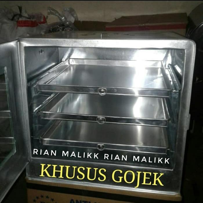OVEN TANGKRING/ OVEN BIMA Ukuran 38 cm susun 3 ples 3 Loyang - oven + 3 loyang