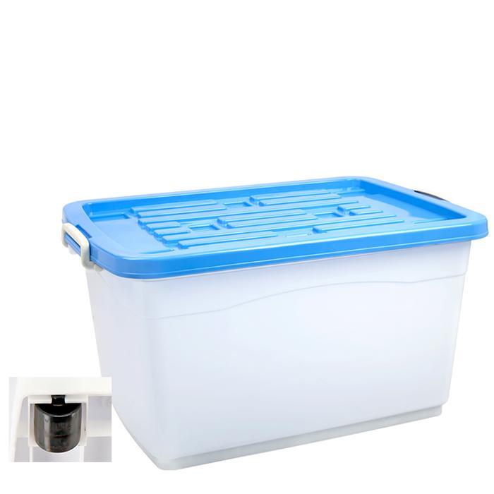 Box Container 160 Liter Green Leaf 7884 Plastik Storage Tempat Penyimpanan Barang Mainan Spare Part 