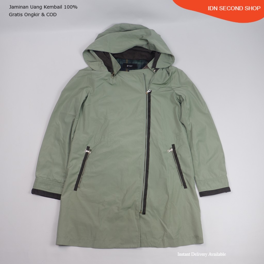 St. Scott London Hooded Long Jacket Casual Outerwear – Preloved