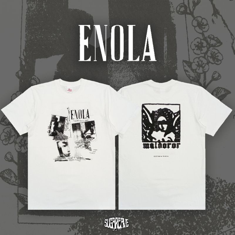 Tshirt ENOLA  - DOES ANYONE ELSE (White)