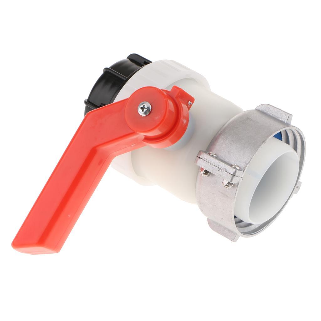 IBC Tank Adaptor Butterfly Valve Ball Valve for Water Storage Tank Water Supply System