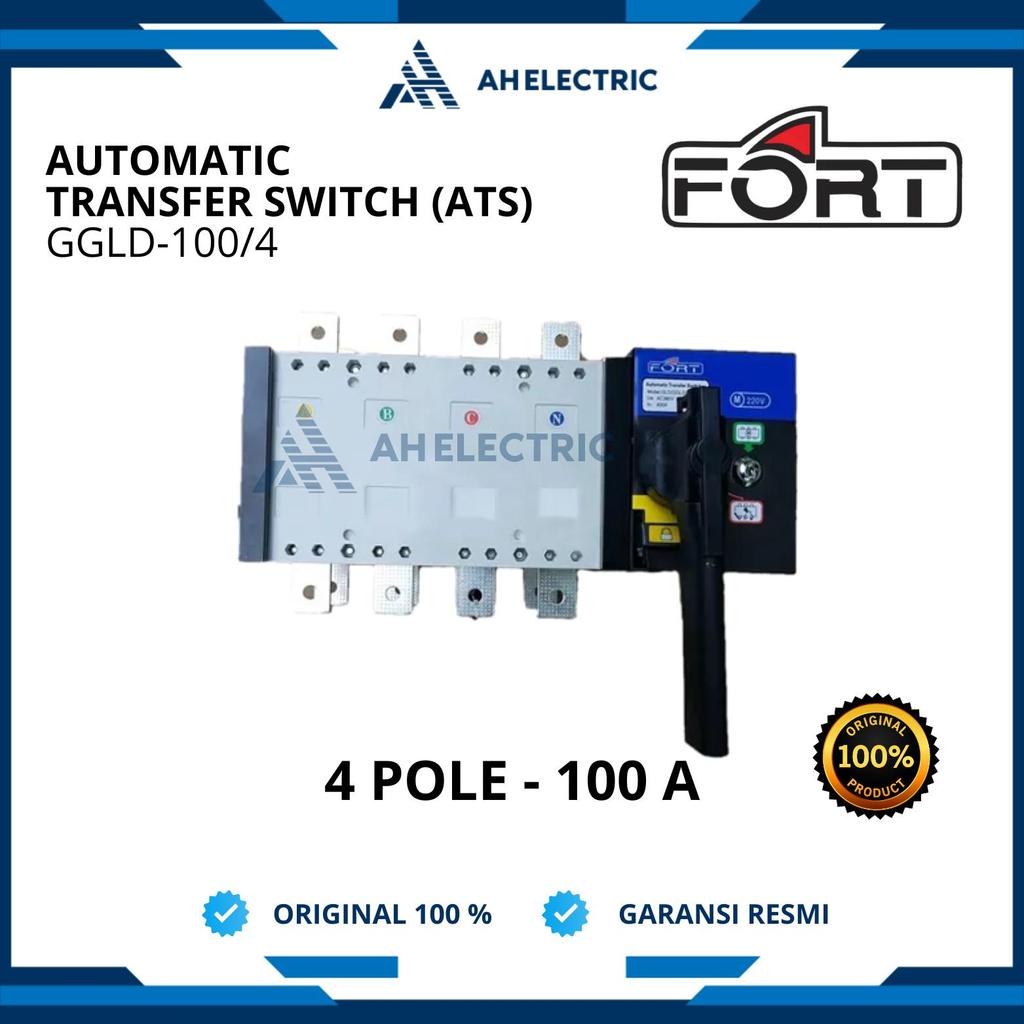 Fort COS ATS 4P 100A | GGLD-100/4 | Automatic Transfer Switch | COS Motorized | Change Over Switch |