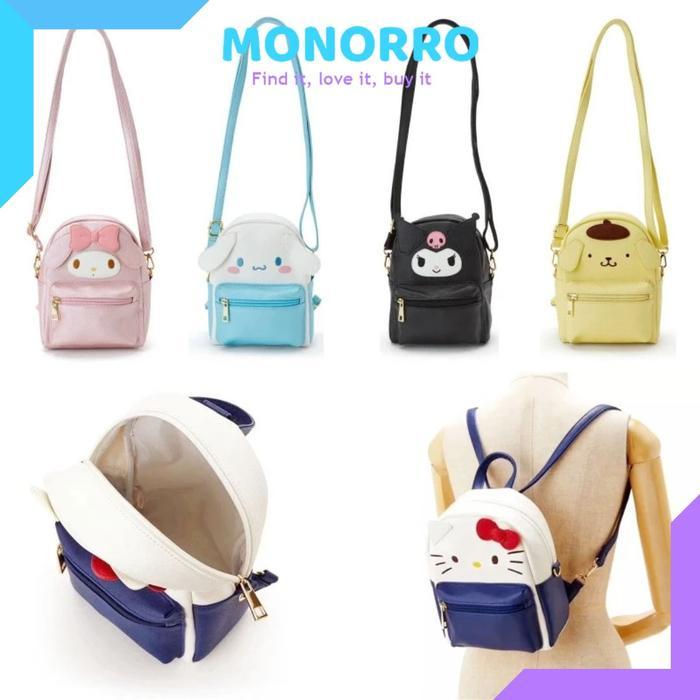 Tas Ransel Sanrio Backpack Sanrio Tas Sekolah Sanrio Tas Selempang - Kuromi