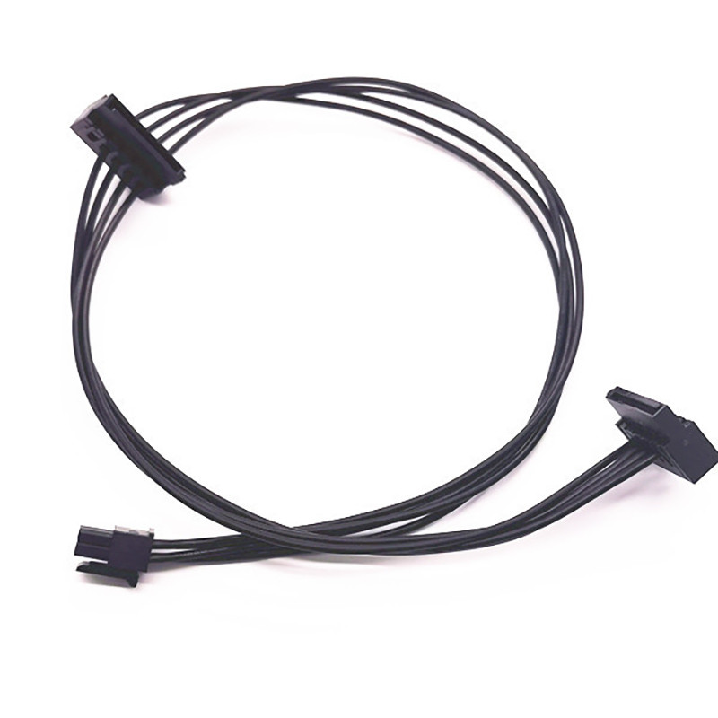 Mainboard Mini 4pin to SATA SDD Power Supply Cable Single SATA Double SATA Plug Cord Adapter Extensi