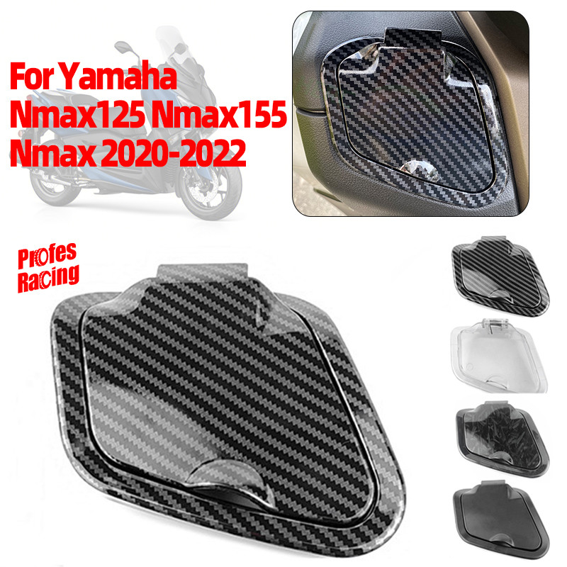 ABS Tool Box Storage Cover Lid UPGRADE Side Pocket Cover arger Waterproof Cap For Yamaha Nmax v2 nma