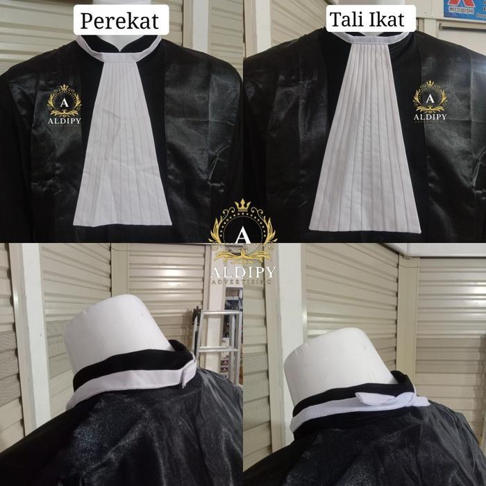 Satu Pasang Dasi Toga Advokat Pengacara Jaksa Terbaik dan Berkualitas
