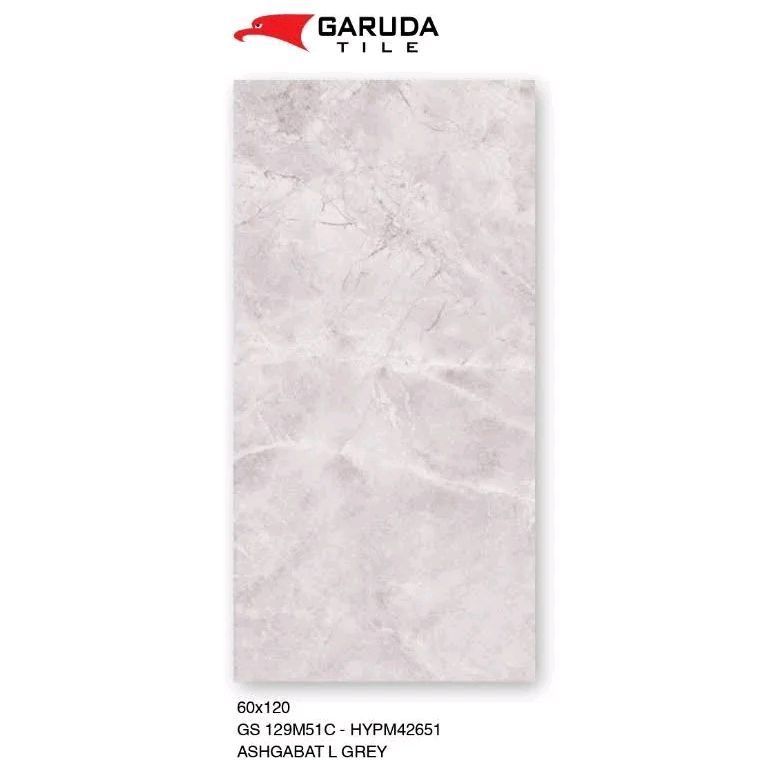 Granit Lantai Dan Dinding 60x120_80x80 Dan 60x60 Ashgabat L Grey Glazed Polish | Kilap Product Garud