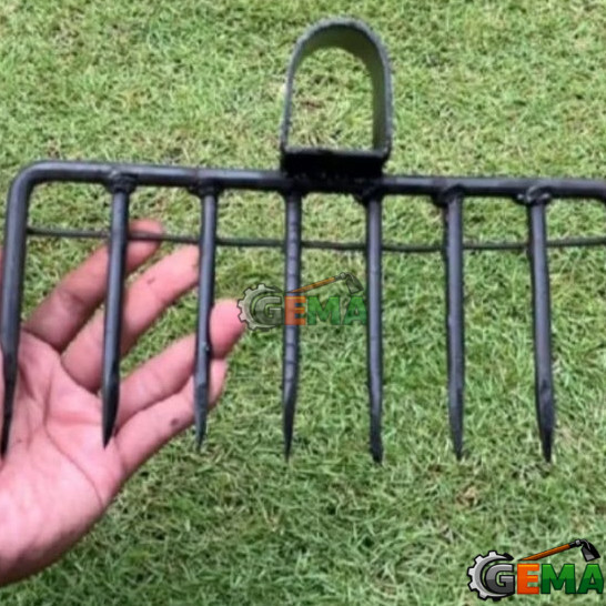 Garuk Sampah Besi Beton Gigi 4 8 12 - Garukan Sampah Kebun & Selokan Super Kuat