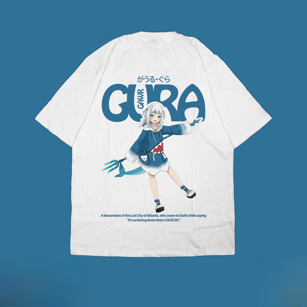 Gawr Gura Shark Hololive English Myth Holo EN Kaos Anime Vtuber