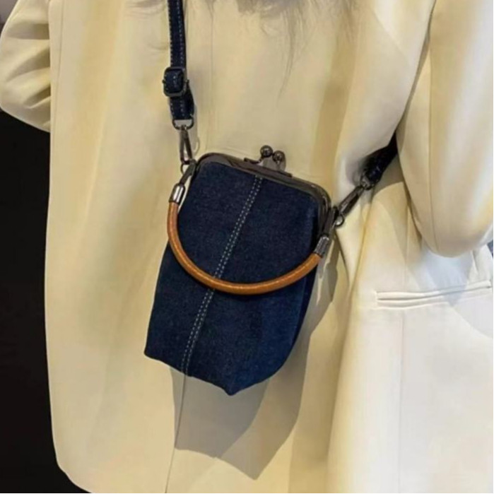 Grosir Tas Selempang Wanita Denim Tas Hp Cewek Sling Bag