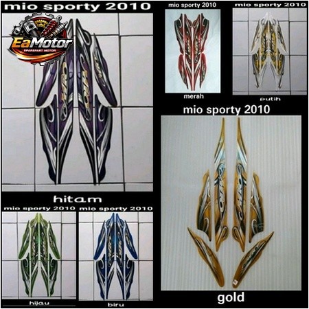 Striping list body motor MIO sporty 2010