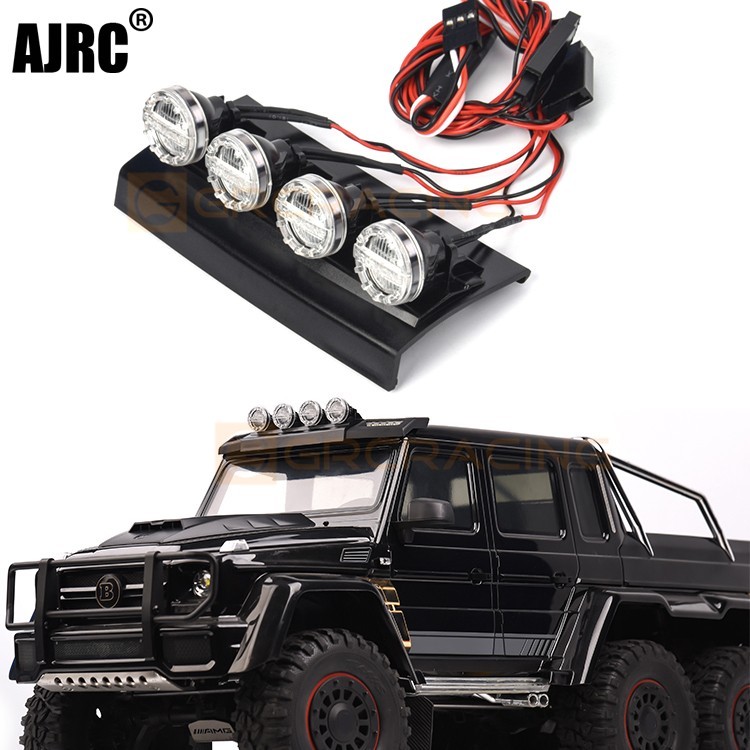 Roof Light/spotlight/cross-country Searlight #g162f For 1/10 Rc Climbing Car Traxxas Trx4 G500 Trx6 