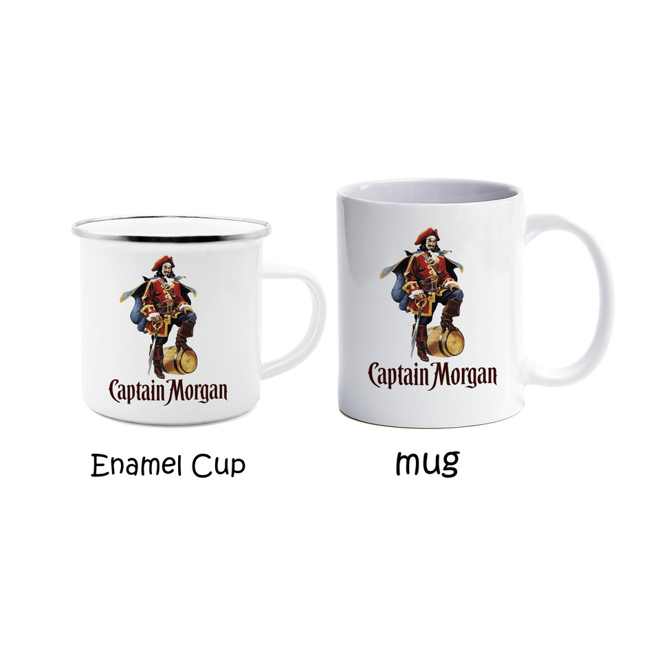 captain morgan enamel mug captain morgan coffee mug pesta teman pesta bir mug wine beer drink best g