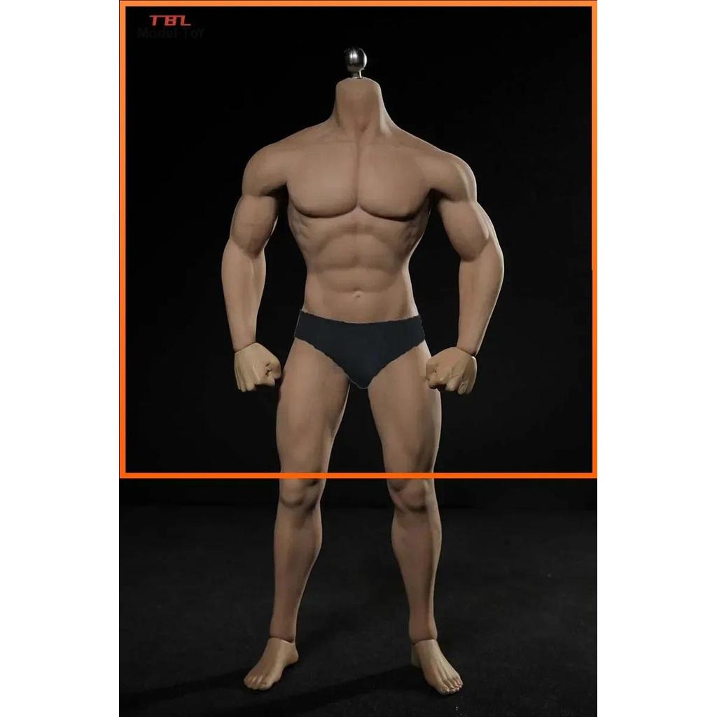 1/6 Scale Figure Super-Flexible Male Seamless Muscle Body with Steel Skeleton TBLeague Phicen M30 PL