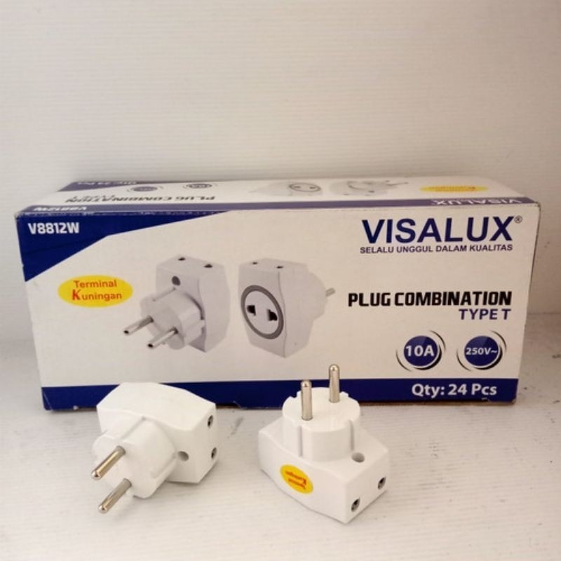Steker T Multi Procyon/ Visalux / Steker T arde/Sambungan T/colokan T multi Visalux