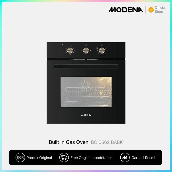 PROMO SPECIAL RAMADHAN MODENA Built-in Gas Oven - BO 0662 BABK