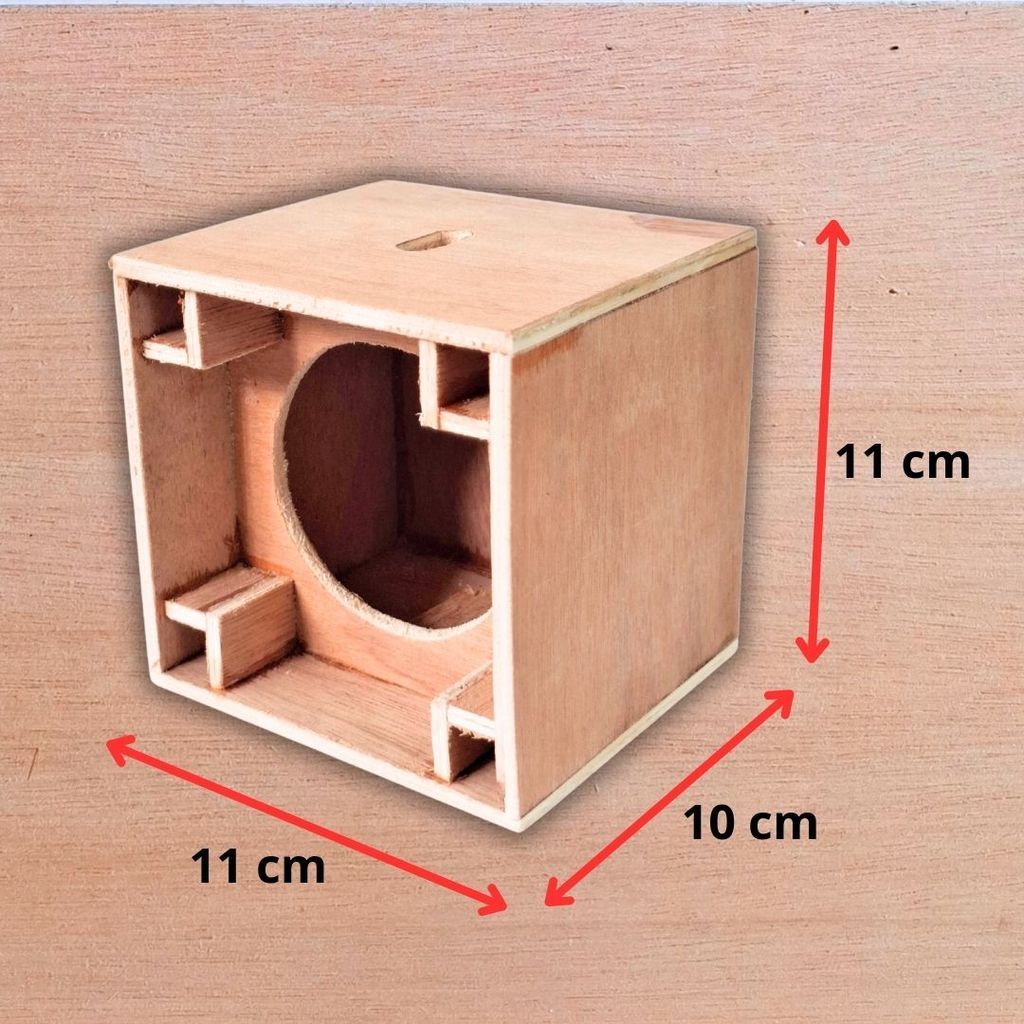 Box Speaker 3 Inch Planar Single Box Kosongan Speaker Mini
