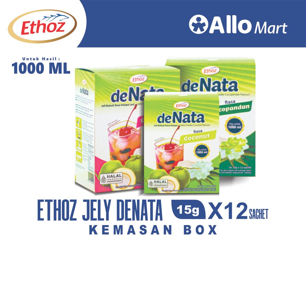 Ethoz Jelly DeNata 1000ML - Jeli Kelapa [ 1 BOX ]
