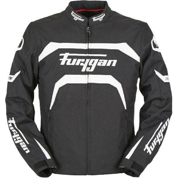Jaket Motor - Furygan Arrow Vented Black White Original